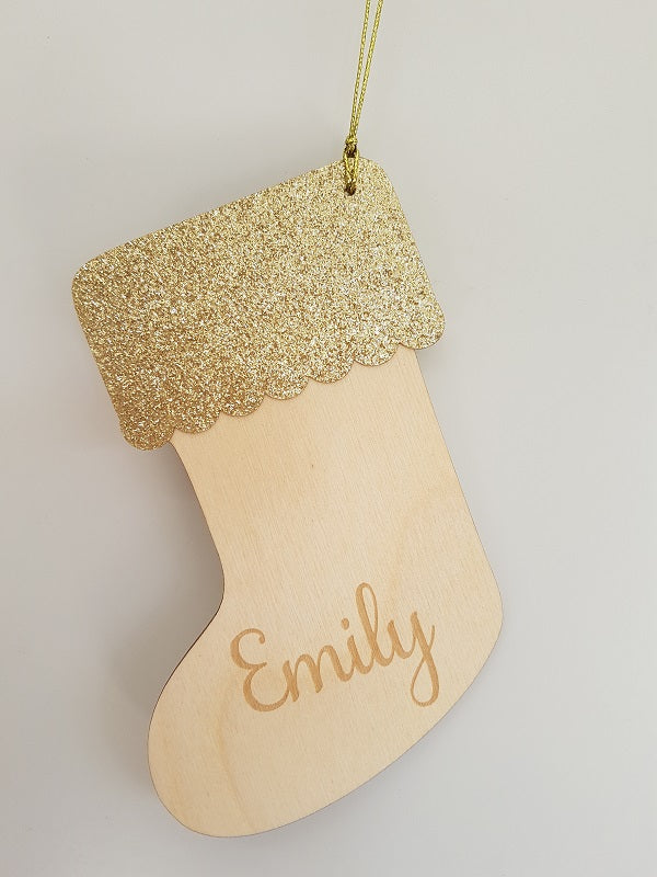 Ornament - Personalised Christmas Stocking